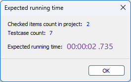 Expected Running Time 표시